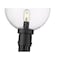Z-Lite Laurent Outdoor Post Mounted Fixture, 1-Light, 12 In.W x 109.75 In.H, Black/Clear Seedy 599PHB-519P-BK - alternate 5